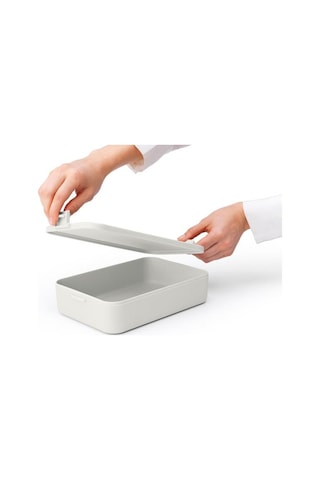 Brabantia Make Take Lıght Grey Plastik Büyük Boy Yemek Taşıma Kabı 2l Açık Gri