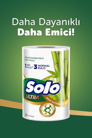 Solo Ultra Dev Rulo Kağıt Havlu (1=3) 6’lı
