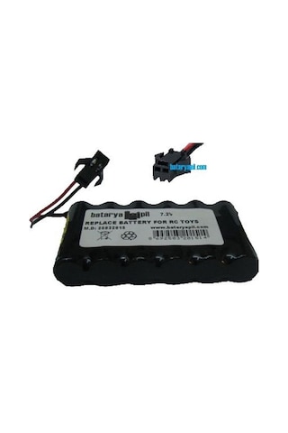 Bataryapil 7.2V 1100Mah Siyah Soketli Oyuncak Araba Pili