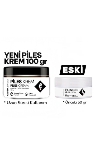 Piles Krem Bitkisel Bakım Kremi 100 Gr - Rahatlatıcı & Ferahlatıcı