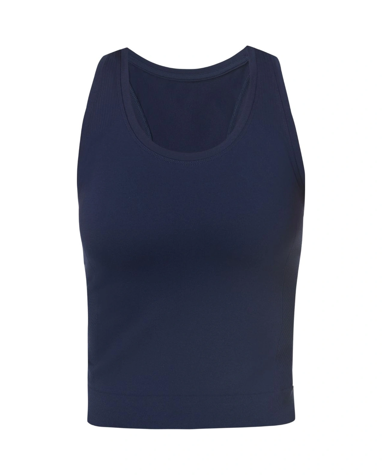 Sweaty Betty Sweaty Betty Athlete Crop Seamless Workout Kadın Mavi Tişört 1085 Lacivert