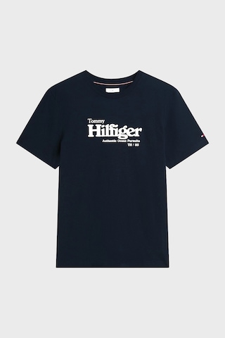 Tommy Hilfiger % 100 Pamuk Regular Fit Bisiklet Yaka T Shirt Erkek T Shirt Mw0mw43448 Dw5 Lacivert