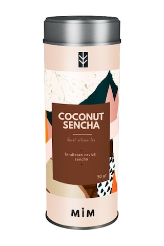 Mim Tea Coconut Sencha Hindistan Cevizli Yeşil Çay 50 G