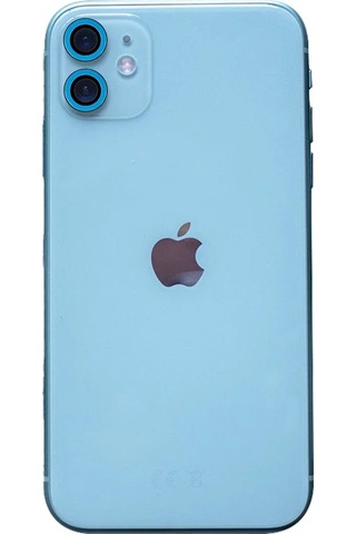 Mepa Newface iPhone Uyumlu 11 Neon Fosforlu Kamera Lens - Mavi Najmaddin Standart