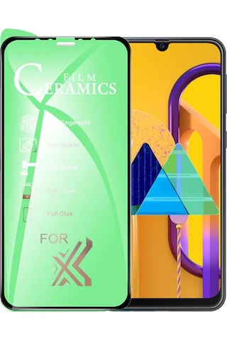 Samsung Uyumlu Galaxy M30S Ekran Koruyucu 9D Seramik Nano Tam Kaplayan