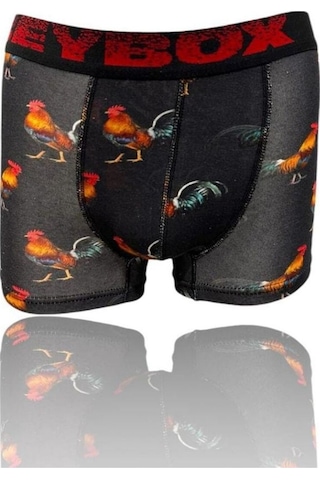Horoz Desenli Erkek Boxer