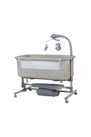 Prego Carmela Elektrikli Anne Yanı Beşik - Bej