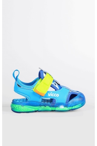Vicco Live Erkek Bebe Saks Mavi İlk Adım Işıklı Phylon Sandalet Saks Mavi