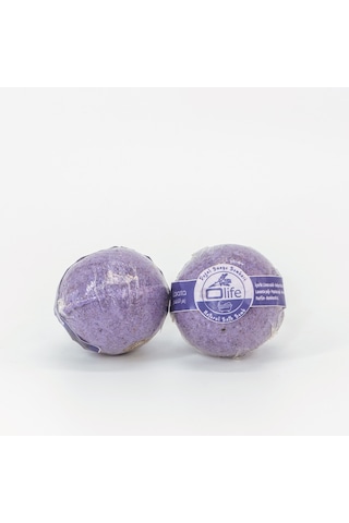 Olife Soap El Yapımı Lavanta Kokulu Banyo Topu 2 x 100 G
