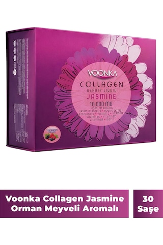 Voonka Collagen Jasmine Orman Meyveli Aromalı 30 Saşe 50 Ml