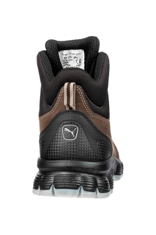 Puma Safety Condor Mid Çelik Burunlu Nubuk Deri İş Ayakkabısı S3 Src Esd Kahverengi