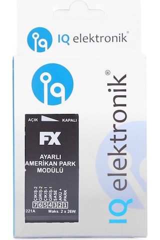 IQ Amerikan Park Modulü Ayarlı FX Yeni Nesil 24 Volt