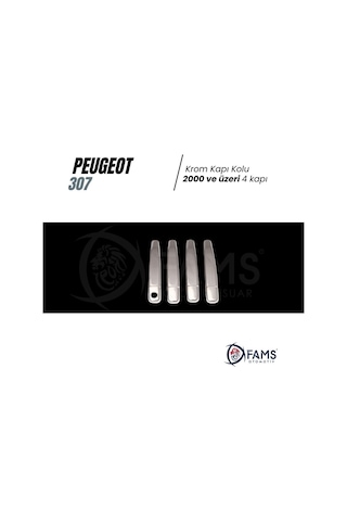 Peugeot 307 Krom Kapı Kolu 4 Kapı 2000 Üzeri P. Çelik