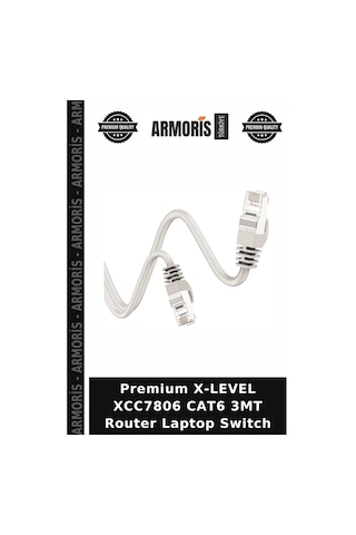 Premium X-level Xcc7806 Cat6 3mt Router Laptop Switch