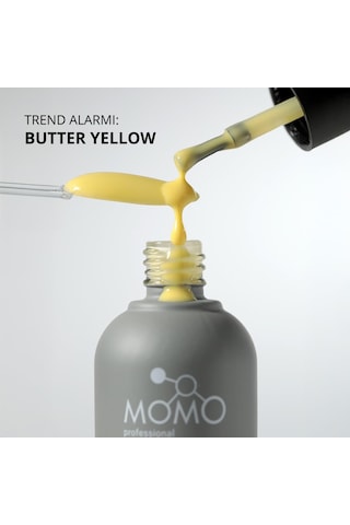 Momo Professional Limited Edition Butter Yellow French Cover Rubber Base Coat 10 Ml