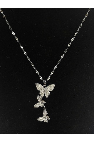 Kadın Çelik Kolye - Kçk6 Çok Renkli