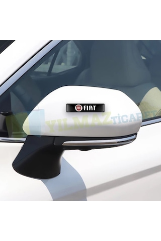 Fiat Logo Arma Yan Ayna Vites Torpido Konsol Damla Sticker