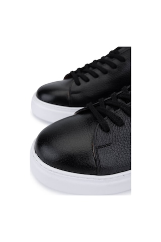 Tamer Tanca Erkek Hakiki Deri Siyah Sneakers & Spor Ayakkabı 1166 25501 Erk Ayk Sk25-26 Sıyah Siyah