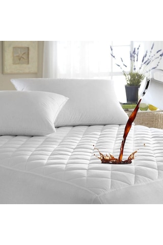Kapitoneli Sıvı Geçirmez Alez Komple Lastikli 120x200 At9490 Çok Renkli