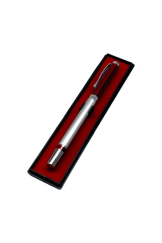 Kırmızı Tükenmez Roller İmza Kalemi İkili Set 1624kır