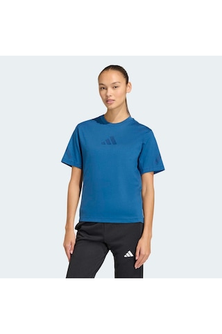 Adidas Z.n.e. Kadın Mavi Tişört Kr0203