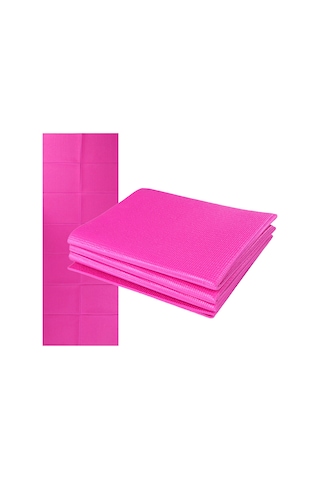 Ranyeek Pvc Hareket Matı: Katlanabilir Egzersiz Ped, Yoga Ve Yatırarak Oturma İçin, 173x61cm, Pembe Pembe