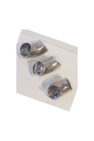Paslanmaz Krom Dirsek Boru 51 Mm. 1 Adet