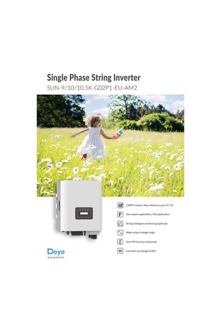 Deye 10kw Monofaze On-grid İnverterler