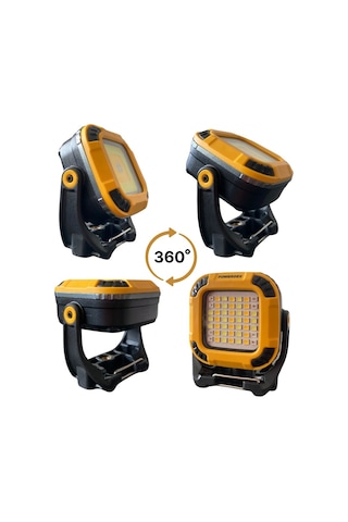 Markalonya Pd-470 Cob Led Manyetik Mıknatıslı Led Spot Aydınlatma Sarı - Yeşil