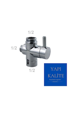 YAPI KALİTE Robot Duş Seti Yönlendirici Musluk Krom