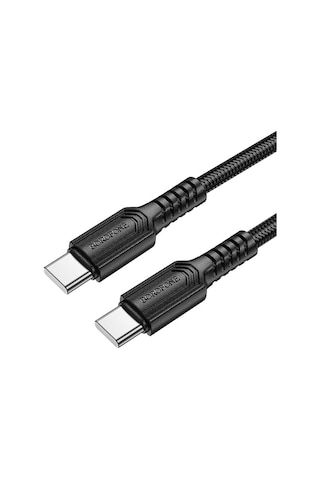 Borofone Bx116 1m 60w Tip-c Tip-c Belirli Şarj Veri Kablosu Siyah