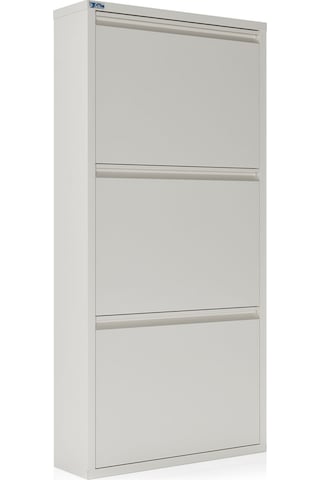 Ceha  3'lü Metal Ayakkabılık - Beyaz K.AYK-3 /AB9010 Beyaz