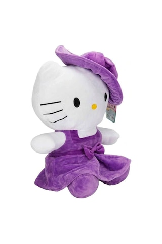 2089 Sun-jhn-sk-peluş H Kıtty Elbiseli Şapkalı 36 Cm Hkty Mor Belirtilmemiş