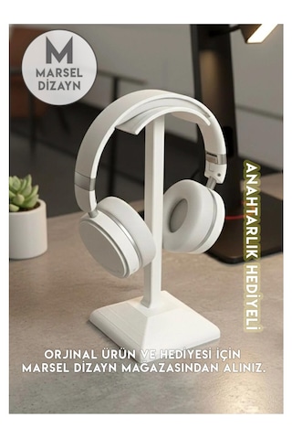 Dekoratif Gamer Kulaklık Standı - Kulaklık Tutucu - Beyaz - 24 Cm Dekoratif Gamer Kulaklık Standı - Kulaklık Tutucu - Beyaz - 24 Cm