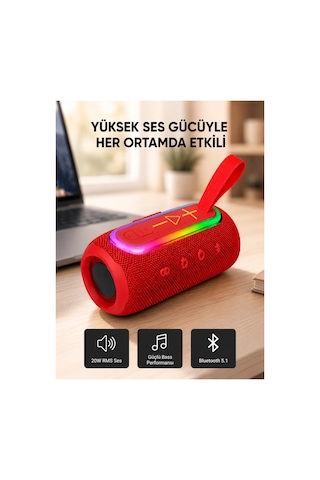 Mi Taşınabilir Bluetooth Hoparlör Kompakt Tasarım Ve Güçlü Ses