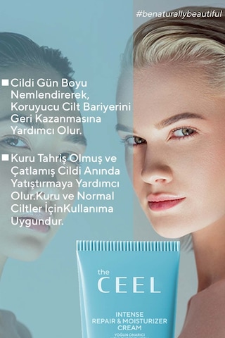 The Ceel Yoğun Onarıcı ve Nemlendirici Bariyer Koruyucu Madecassoside Özlü Cica Krem 50 ml