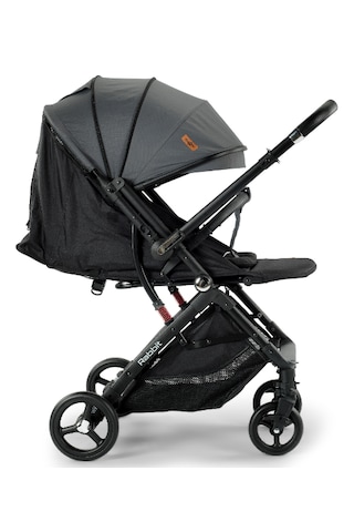 Baby2go Rabbit Çift Yönlü Kabin Bebek Arabası / Gri