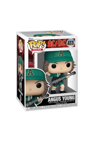 Funko Pop Rocks: Ac/dc, Angus Young Yeşil Vinil Figür, Koleksiyon & Hediye Için Karakter Figürü Diğer