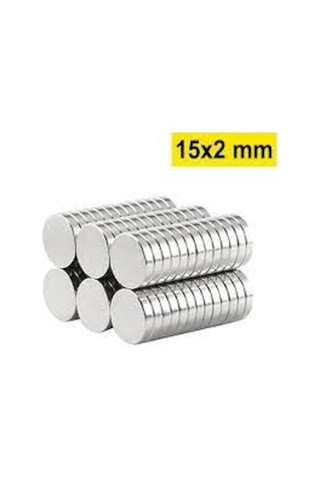 Neodyum Mıknatıs 15x2 Mm 10 Adet