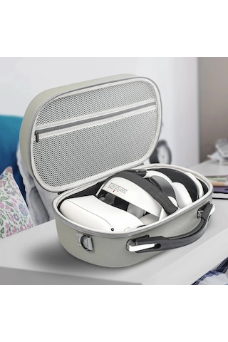 Devaso Meta Quest 3 S / 3 / 2 / Pro / Pico 4 Büyük Kapasiteli Taşıma Çantası Düzenleyici Koruyucu Kılıf