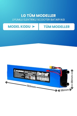 Lg Tüm Modellerle Uyumlu Scooter Batarya 36v 6000mah Eko Kapasite