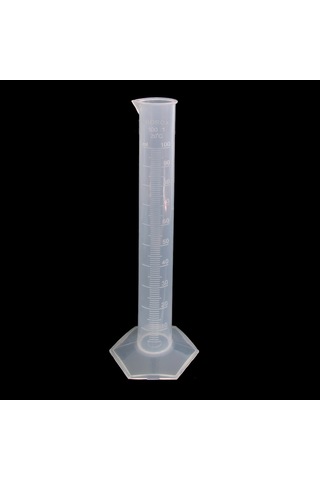 Borox Uzun Form Kabartma Skala Plastik Mezür 100 ML