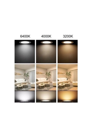 Noas 18w Beyaz Işık Sıva Üstü Yuvarlak Sensörlü Led Panel Yl14-1810