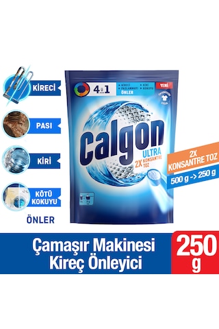 Calgon Ultra Konsantre Çamaşır Makinesi Kireç Önleyici 250 G
