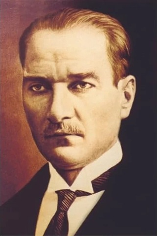Dijital Baskı Atatürk Portreli Raşel Kumaş Bayrak 50x75 Cm, Kalın Plastik Hediye Kutusunda