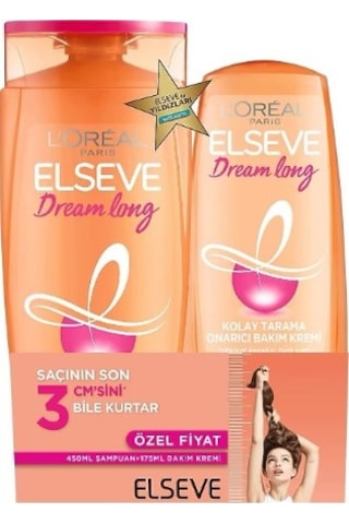 L'oreal Paris Elseve Dream Long 300 Ml Şampuan + 175 Ml Saç Kremi Set