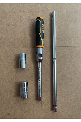 İngco Çelik Pro 1/2'' Çapraz Bijon Anahtar 17-19-22-23 Bijon Sökme Anahtarı