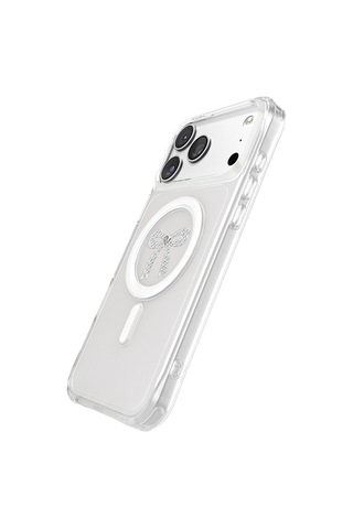 İphone 17 Pro Uyumlu Kılıf M-safe Şarj Özellikli Zore Paris Mova Sert Pc Kapak Şeffaf