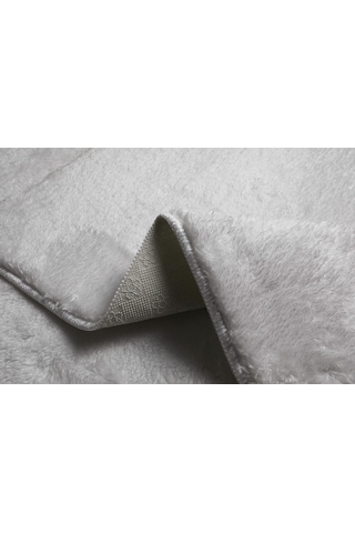My Evilla Modern Dekoratif Kaymaz Taban Rabbit Oval Halı Yolluk 001