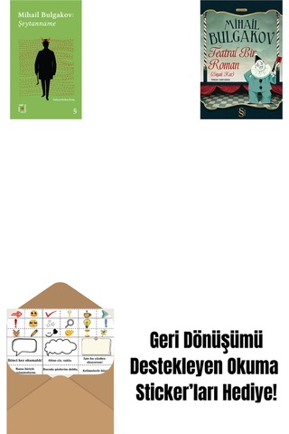 Everest Açıkhava 12 - Şeytanname + Teatral Bir Roman + Okuma Sticker'ları